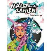 Ravensburger Malen nach Zahlen Soulmates - Manga und Anime - 32 Motive für Stiftepackungen mit 24 Farben (Stifte nicht enthalten) - Malbuch mit nummer