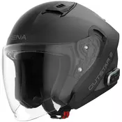 SENA Outstar 2 otvorena motociklistička kaciga s slušalicama, mat crna