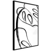 Poster - Painted Monstera Leaf 40x60
