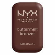 NYX Buttermelt Bronzer visoko pigmentiran in dolgoobstojen bronzer 5 g Odtenek 08 butta than you