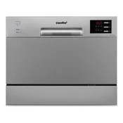 Comfee Mašina za pranje sudova KWH-TD602E-S, 47 dB, 6 kompleta, Siva