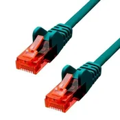 shumee ProXtend CAT6 U/UTP CCA PVC Ethernet kabel zelene barve 15 m, V-6UTP-15GR