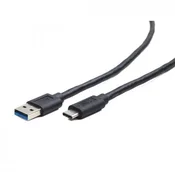 slomart USB Type-C kabel AM 3.0 1m, črn