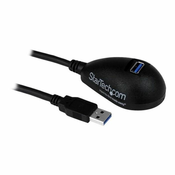 StarTech.com 5ft SuperSpeed USB 3.0 Extension Cable for Desktop - STP - USB-A Male to USB-A Female Cable for Computer - Black (USB3SEXT5DKB) - USB extension cable - USB Type A to U