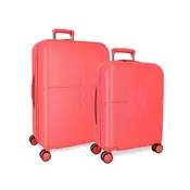 Pepe Jeans PEPE JEANS ABS Set kofera 2/1 - Fuchsia