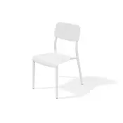 Prosperplast Plastični stol RIMO, bel, 47,5 x 55,5 x 84 cm