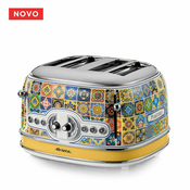 Ariete 4-slice toaster Positano multicoloured, 1630 watts, for 4 slices of toast
