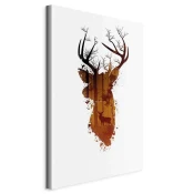 artgeist Slika Na Platnu Deer In The Morning