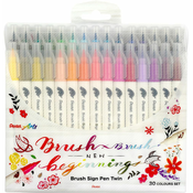 Marker kist Pentel Sign Pen Twin - 30 boja