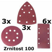 Asist Brusni papir P100 - komplet 12 kosov za AE3VK20DN