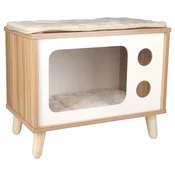 FLAMINGO Mačja postelja TV s praskalnikom 50x29x41cm