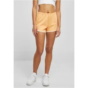 Womens Organic Interlock Retro Hotpants Paleo Orange/White Sand