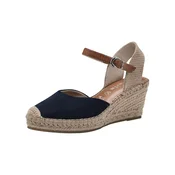 Tamaris Espadrile  bež / temno modra / rjava
