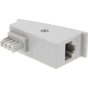 InLine 69949 adapter za spremembo tipa priključka kabla TAE-F RJ-45 Siva