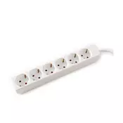 VALUE Produžni kabel, 6 utičnica, 3 m, bijeli 19.99.1081-10