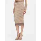 Guess Ravno krilo W6YD19 Z0961 Bež Slim Fit