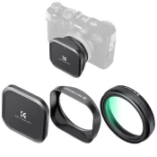 K&F Fujifilm UV filter+hood+lens cap set suitable for Fuji X100/FX