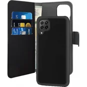 PURO PURO, Ohišje v obliki školjke za huawei P40 Lite Folio 2 v 1 z magnetnim ovitkom in držalom za kartice, ?rna, (21373258)