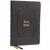 KJV, Thinline Bible, Large Print, Vintage Series, Leathersoft, Black, Red Letter, Comfort Print
