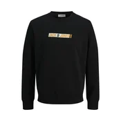 Jack & Jones Junior Majica JJMunk temno oranžna/črna/off-bela
