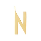 Pozlačeni srebrni obesek Design Letters