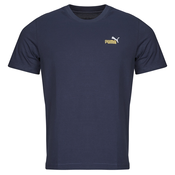 Mens Puma Essentials 2 Colour Small No. 1 Logo T-Shirt, Blue, Size L, Clothing