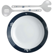 Marine Business NORTHWIND Melamine salad bowl and serve cutlery