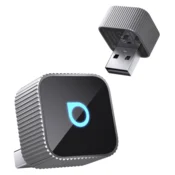 shumee Brezžični adapter Ottocast Mini Cube CarPlay/Android Auto srebrne barve