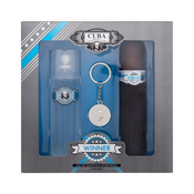 Cuba Winner Set toaletna voda 100 ml + vodica po britju 100 ml + obesek za moške