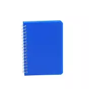 Kolegij blok - A6, špiralni, karo, 60 listov, PP, 80 g, moder