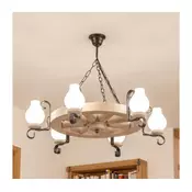 Brilagi - Luster na lancu ROATA 6xE14/40W/230V hrast