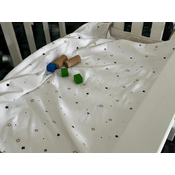 Bebi prekrivac-cebe 75x100cm Zvezdice bela boja ( VLK000611-zvezdicabelaboja )