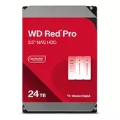 WD Red Pro WD241KFGX, 24TB, 3,5, 512MB 7200rpm, WD241KFGX