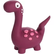 FLAMINGO latex igracka za pse Dino, zvucna, ljubicasta, 5x10,5x11,3cm