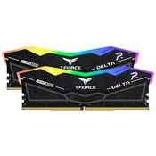 TEAMGROUP pomnilnik DELTA RGB 32GB Kit (2x16GB) DDR5-6200 DIMM PC5-49600 CL38, 1.25V
