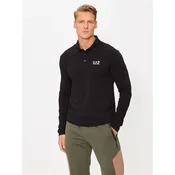 EA7 Emporio Armani Polo majica 8NPF15 PJVQZ 1200 Črna Regular Fit