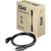 club3D club3D HDMI priključni kabel HDMI-A  vtič\, HDMI-A  vtič 2.00 m črna CAC-1360 #####4K UHD\, ognjevaren HDMI kabel, (20417740)