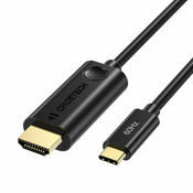 Smart Plus unidirectional adapter cable USB Type C adapter (male) to HDMI 2.0 (male) 4K 60Hz 1.8m black