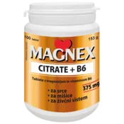 Magnex Citrate 375 Mg + B6, 100 tablet