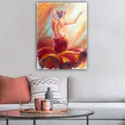 Wallity Dekorativna slika na platnu, 70x100cm, Šarena