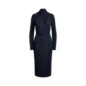 Lauren Ralph Lauren Obleka STR MATTE temno modra