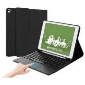 IVEOPPE ovitek s snemljivo tipkovnico za iPad 10,2 (7./8./9. generacija) – črn
