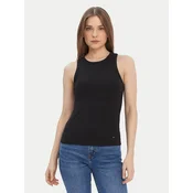Tommy Hilfiger Top WW0WW38635 Črna Slim Fit