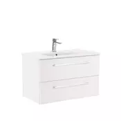 Vario Clam 80 spodnja omarica s pomivalnim koritom belo-bela