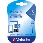 Verbatim 16GB MicroSDHC Class10 44010 ( MCV44010/Z )