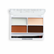 Makeup Revolution Color Cult Dark (Brow Palette) 3,2 g (Odstín Medium)