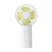 Premium prenosni mini ventilator JisuLife Life6 z USB polnjenjem in tremi hitrostmi - bel