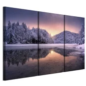 shumee Slika na italijanskem platnu 90 x 60 cm triptih - klasični slog - narava Slika na italijanskem platnu 120 x 80 cm triptih - klasični slog - narava
