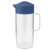 Vrč za serviranje PIP 1,4 l, temen modra, steklo, RIG-TIG
