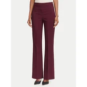 Rinascimento Hlače iz tkanine CFC0130135003 Bordo rdeča Flare Fit